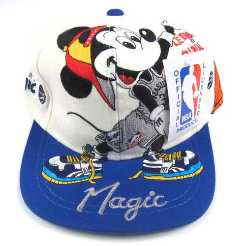 Vintage 90s Orlando Magic Big Logo Snapback Hat by the Game