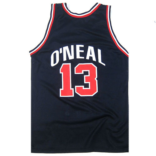 Vintage Shaq Shaquille Oneal USA Champion Jersey NWOT 90s NBA basketball For All To Envy