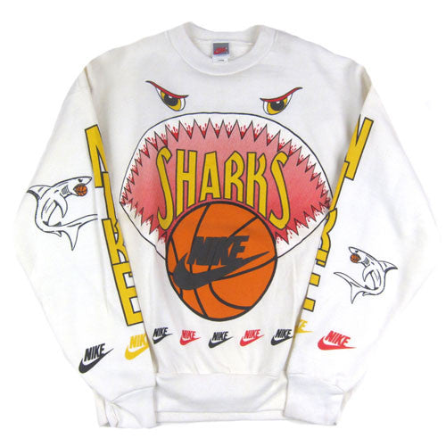 Vintage Nike Sharks Crewneck Sweatshirt 90s NWOT Basketball – For All To  Envy