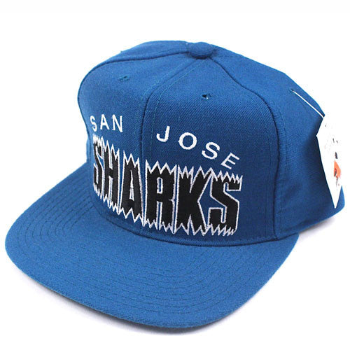Vintage San Jose Sharks NHL Reebok Hat Snapback Cap New Men