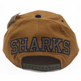 Vintage San Jose Sharks blockhead snapback NWT