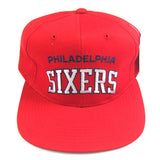 Vintage Philadelphia Sixers Starter Snapback Hat NWT