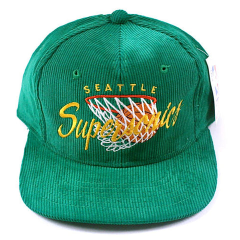 Vintage Seattle Supersonics Snapback Hat NWT