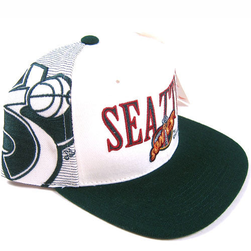 Vintage Snapback Snap Back Hat Seattle Supersonics Sonics Sports  Specialties 90's Wool New With Tags NWT NBA Basketball Shawn Kemp – For All  To Envy