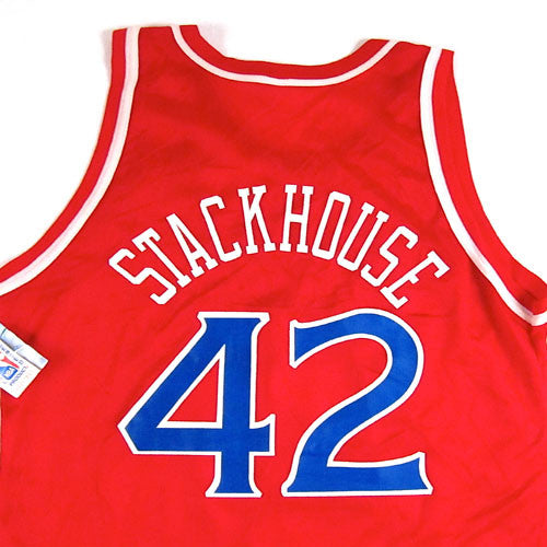 Vintage Champion Philosophy Sixers Jerry Stackhouse Jersey Size 40/Med –  Select Vintage BK