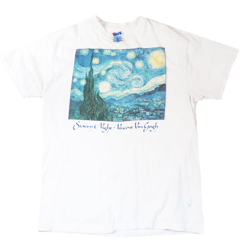 Vintage Van Gogh Starry Night T shirt ART 1994 MOMA New York For