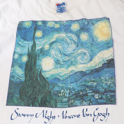 Vintage Van Gogh Starry Night T-shirt ART 1994 MOMA New York