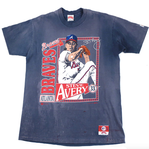 Vintage Steve Avery Atlanta Braves T-Shirt 90s MLB Baseball Pitcher – For  All To Envy