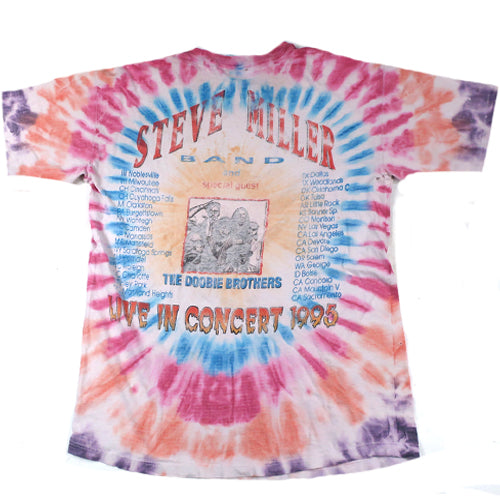 90s STEVE MILLER BAND オリジナルヴィンテージバンドT 総柄 90s Vintage Steve Miller Band 