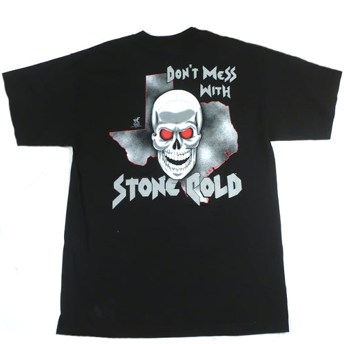 Vintage Stone Cold Unofficial State Bird T-Shirt 90s WWF WWE