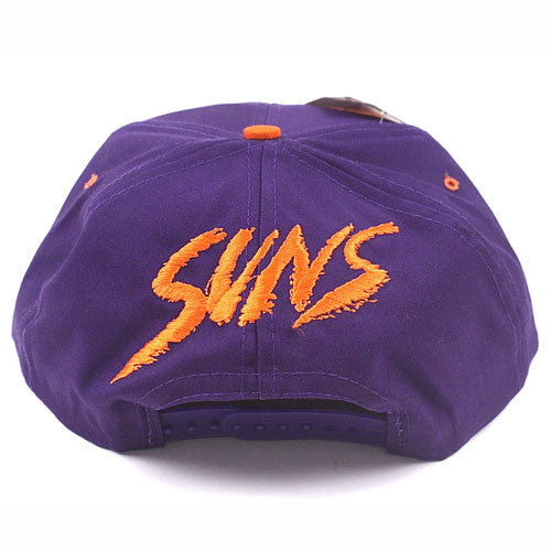 Vintage 1990s PHOENIX SUNS Big Logo Snapback Cap - AJD Signature - Script  Hat
