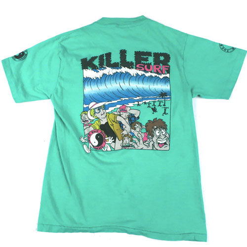 Vintage T&C Killer Surf T-shirt 80s 90s Surfing – For All To Envy