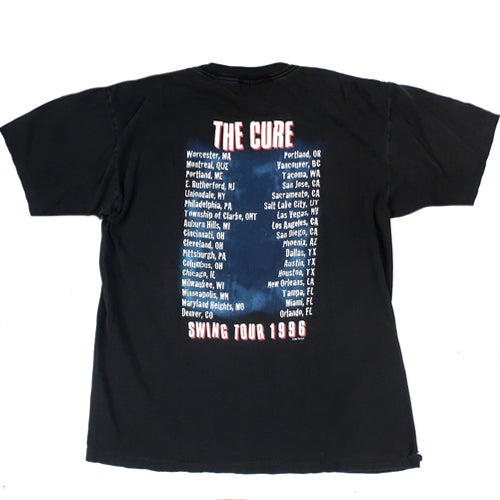 Vintage The Cure Swing Tour 1996 T-shirt Robert Smith English Rock