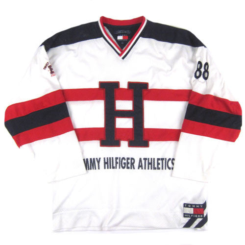 Vise dig podning ressource Vintage Tommy Hilfiger Athletics 88 Hockey Jersey Hip Hop 90s Aaliyah – For  All To Envy