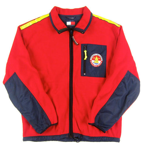 hilfiger sailing gear Vintage Tommy Hilfiger Sailing Gear Fleece Jacket 90s – For All To Envy