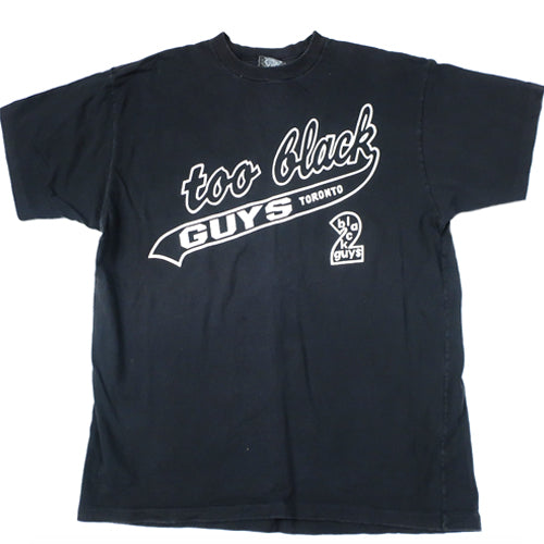 Vintage Too Black Guys T-shirt 2 Toronto Canada 90s Streetwear