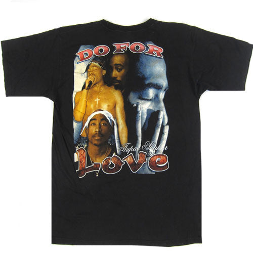 Vintage Tupac Shakur 2Pac Tommy Hilfiger T-Shirt 1996 Rap Hip Hop 