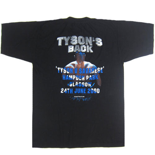 Vintage Mike Tyson vs Lou Savarese T-Shirt 2000 Boxing – For All