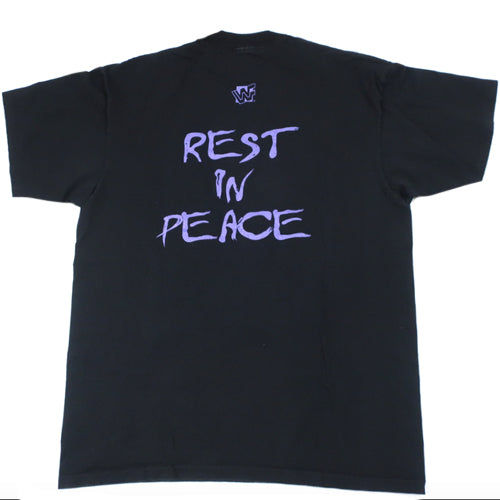 2009 Black WWE Undertaker's Rest In Peace Tour Double Sided Graphic T-Shirt XL