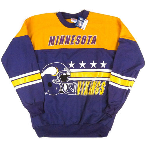 Vintage Minnesota Vikings Crewneck Sweatshirt NWT NFL Football