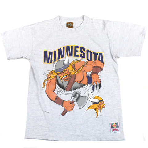 Vintage Minnesota Vikings Nutmeg Mills T-shirt NFL Football 90s – For All  To Envy