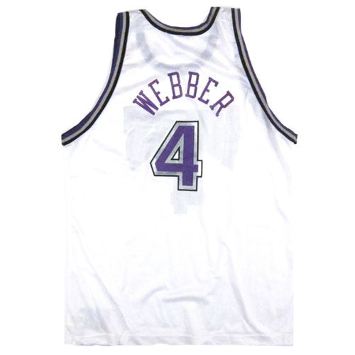 Chris Webber White Sacramento Kings Throwback Jersey – Best Sports