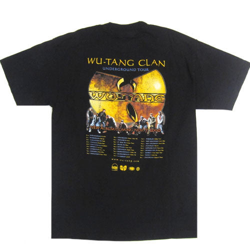 Vintage Wu-Tang Clan Underground Tour T-Shirt Rap Hip Hop The W