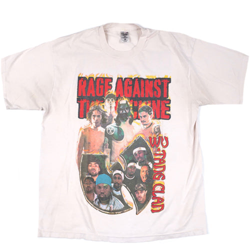 Vintage Wu-Tang Rage Against The Machine 1997 T-shirt Rock Hip Hop