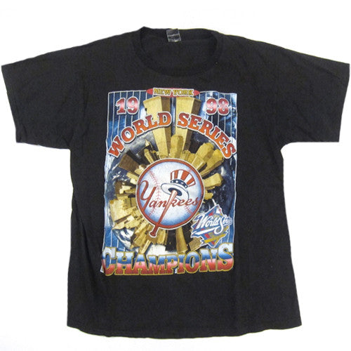 Vintage New York Yankees 1998 Champs T-shirt MLB Baseball World