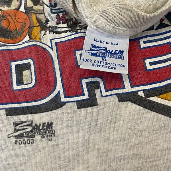 Maillot Signé Clyde Drexler - Dream Team USA 1992 - Authentifié Schwartz