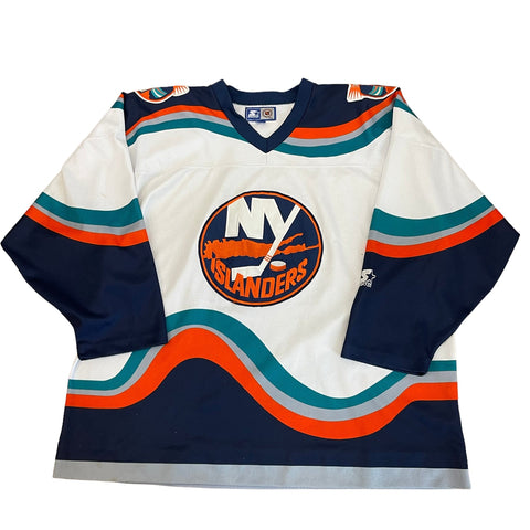 Vintage New York Islanders Wave Starter Jersey