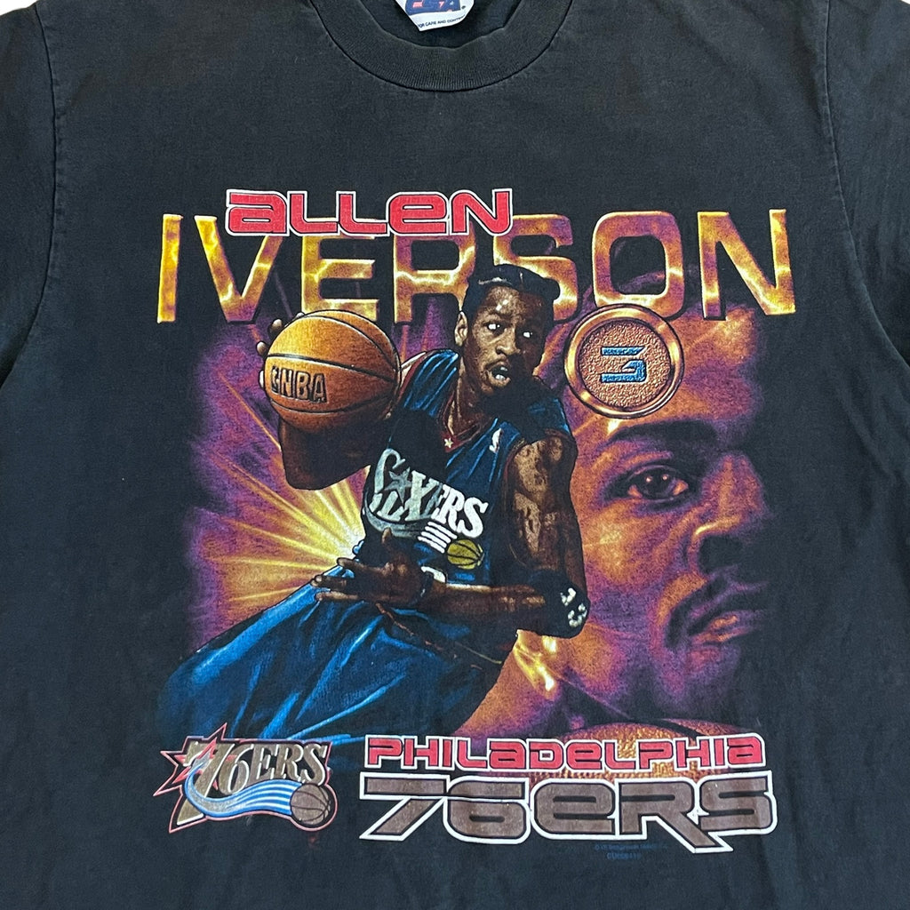 Allen iverson t shirt sixers Clearance