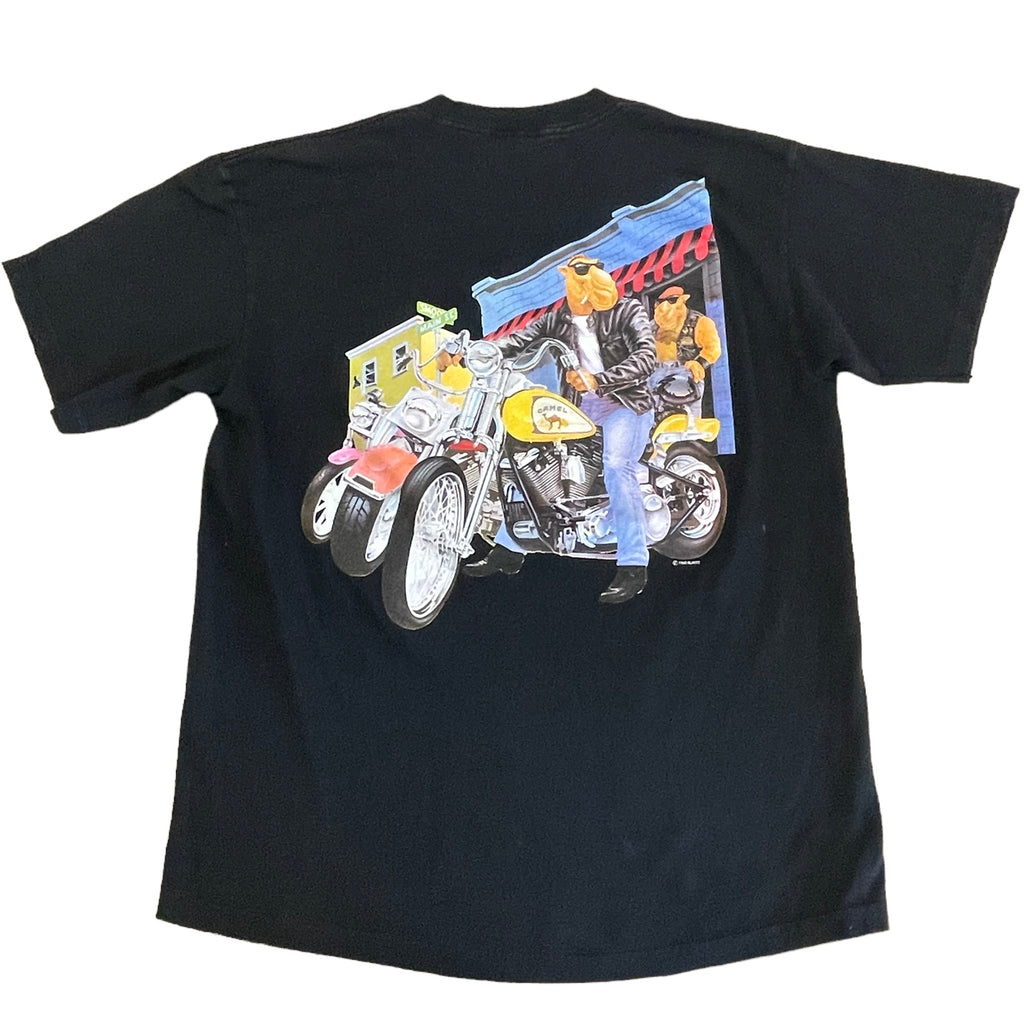 camel t-shirt cigarettes Cigarette T-Shirts for Sale Vintage CAL CRU Camel Cigarettes Promo T Shirt 80s 90s Gray XLShirt is tagged as a size XL21 pit to pit26 lengthPhotos depict conditionlight discoloring spot towards the bottom of backtiny hole on the left side of shirt 80s Camel T-Shirt (Size S)