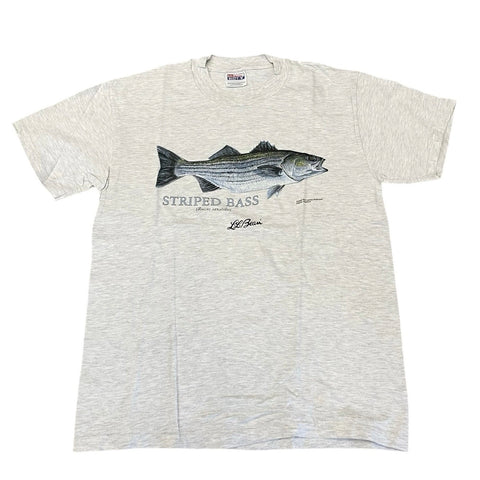 Vintage L.L. Bean Striped Bass T-shirt