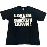 Vintage The Rock Layeth the Smackdown T-shirt