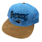 Vintage Carolina Panthers Suede Brim Snapback