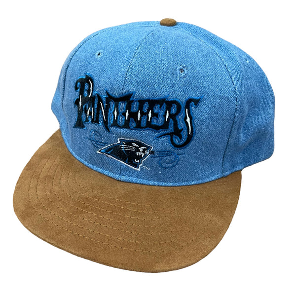 Vintage Carolina Panthers Suede Brim Snapback