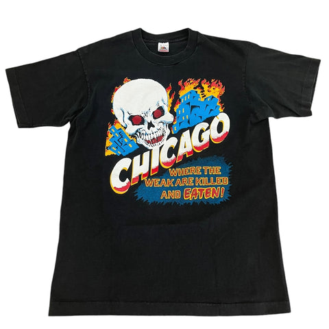 Vintage Chicago Where the Weak are Killed T-shirt