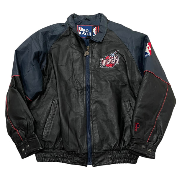 Vintage Houston Rockets Leather Jacket