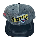 Vintage Pittsburgh Steelers Leather Strapback