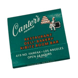 Vintage Canter’s Deli/Kibitz Room Bar Matchbook