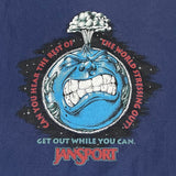 Vintage Jansport Get Out While You Can T-shirt