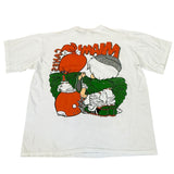 Vintage Miami Hurricanes Pebbles & Bam Bam T-shirt