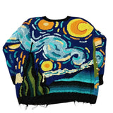 Vintage Van Gogh Starry Night Sweater