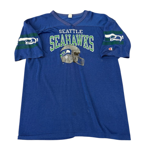 Vintage Seattle Seahawks Champion Jersey T-shirt