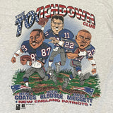 Vintage New England Patriots Caricature T-shirt