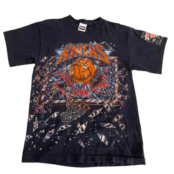 Vintage NY Knicks Shattered Backboard T-shirt