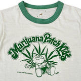 Vintage Marijuana Patch Kids Ringer T-shirt