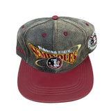 Vintage FSU Seminoles Leather Strapback Hat