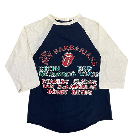 Vintage The New Barbarians Raglan T-shirt